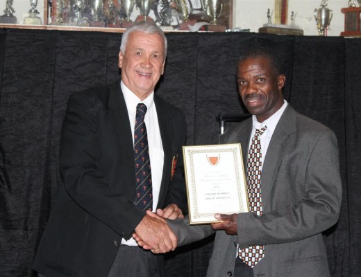 Stephen Msimango with Manny Ferreirinho.