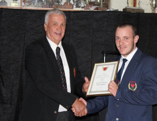 Bradleigh Peeters with Manny Ferreirinho.