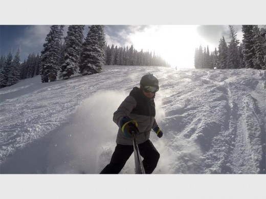 Benonian Traki Mavrikis on the slopes, ahead of Beaver Creek’s Talon Challenge on February 20.