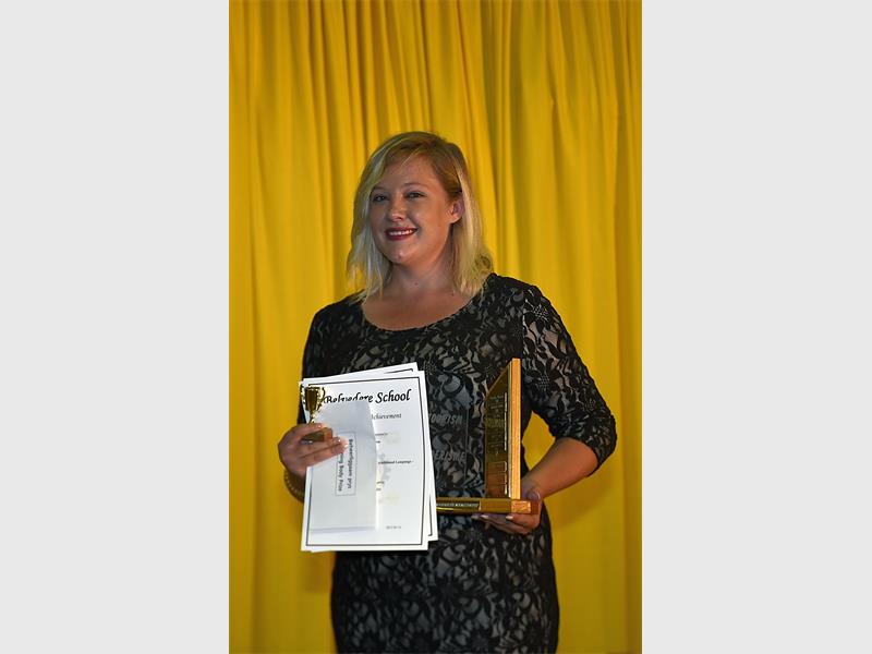 Jessica Wilson was the top matric achiever in Belvedere School for 2016.
