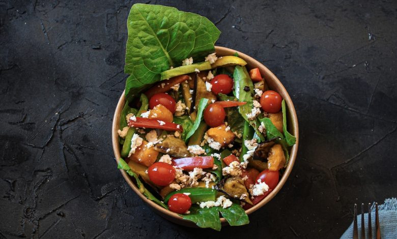 MEATLESS MONDAY - Roasted butternut and aubergine salad - 25 OCT