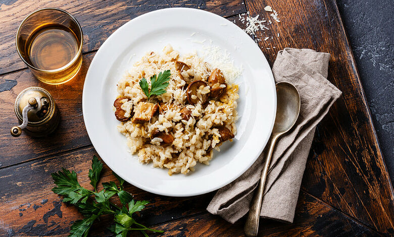 7 MARCH - MEATLESS MONDAY - Mushroom Risotto