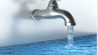 Imaged of a running tap