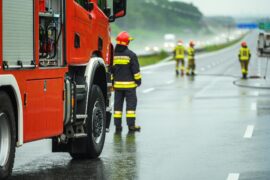 Traffic Accident Emergency Fire Crew