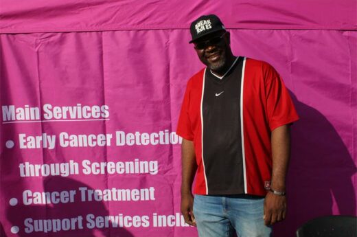 Photos taken at the Impumelelo Fitness Club’s annual cancer awareness fun run and boot camp, at the Cloverdene Mall.