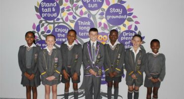 Supplied photos of Arbor Primary School learners who received merit awards and colours, during a special assembly.