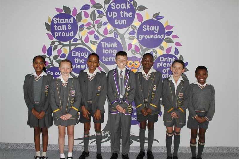 Supplied photos of Arbor Primary School learners who received merit awards and colours, during a special assembly.