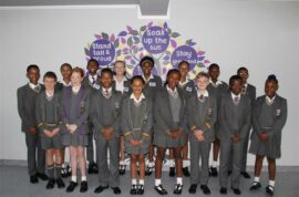 Supplied photos of Arbor Primary School learners who received merit awards and colours, during a special assembly.