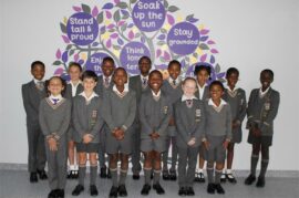 Supplied photos of Arbor Primary School learners who received merit awards and colours, during a special assembly.
