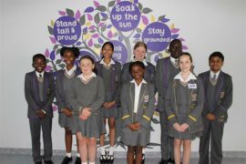 Supplied photos of Arbor Primary School learners who received merit awards and colours, during a special assembly.