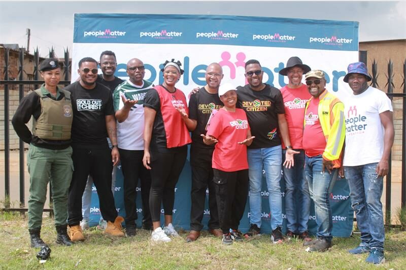 The outreach was held to donate clothes to the needy.
