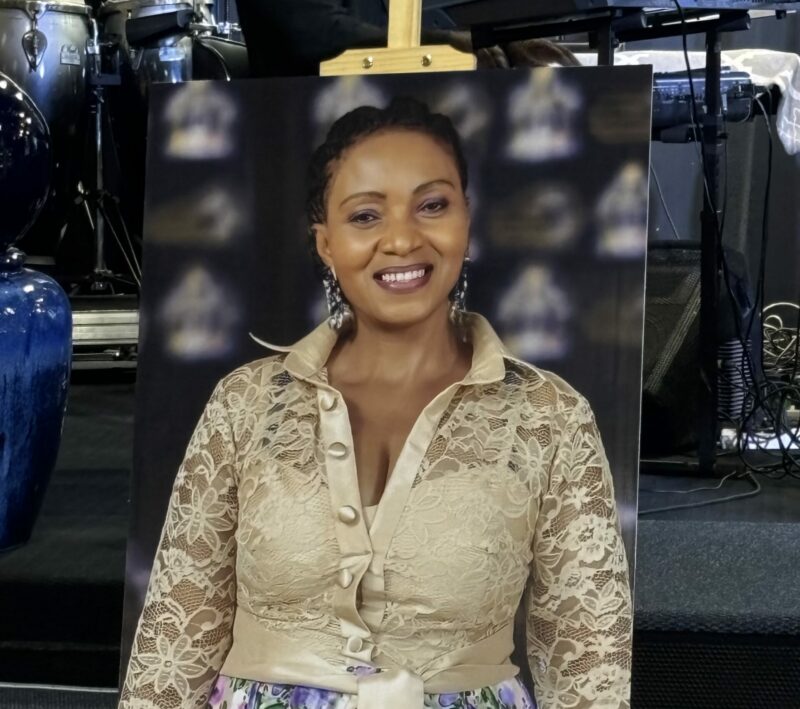 Ruth Nozibele Tabu's friends and family broke down multiple times during the funeral service.