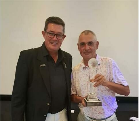 He carded 71 and 74 for one-over-par total of 145 to clinch the Ekurhuleni Senior Open and Closed Strokeplay titles.