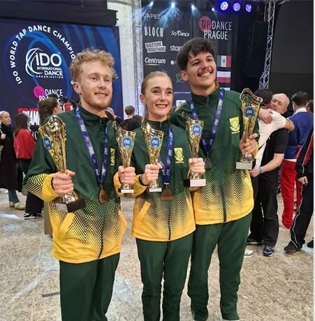 They grabbed two bronze medals and a silver.