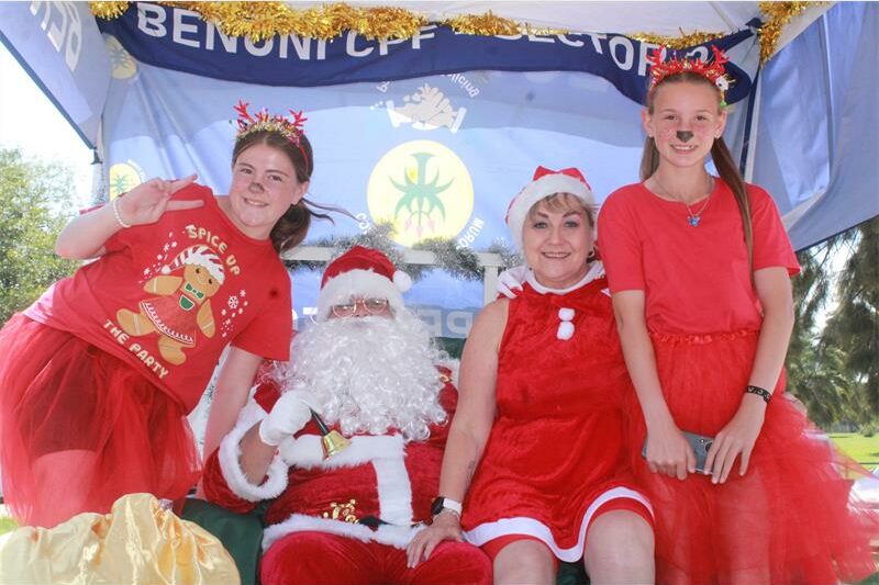The Santa's Route started at CR Swart Park, went through Rynfield, Northmead, Airfield and Farrarmere and concluded at Northmead Swimming Pool.