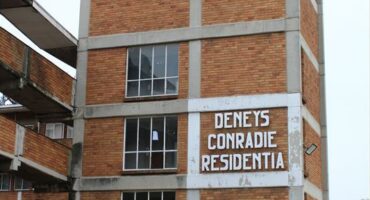 Front of a building complex