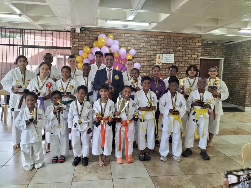 The students grabbed a total of 61 medals – 22 gold, 14 silver and 20 bronze, as well as five for participation - in seven competitions.