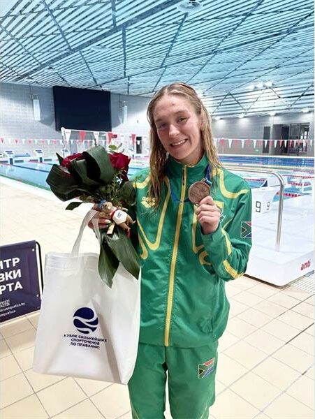 She grabbed a bronze in the 400m freestyle and silver in the 800m.