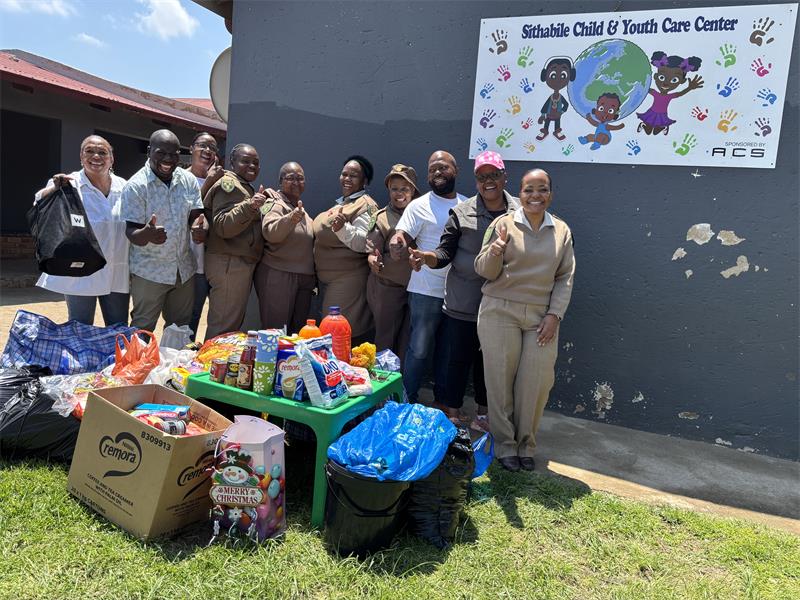 The centre expressed gratitude for the contribution.