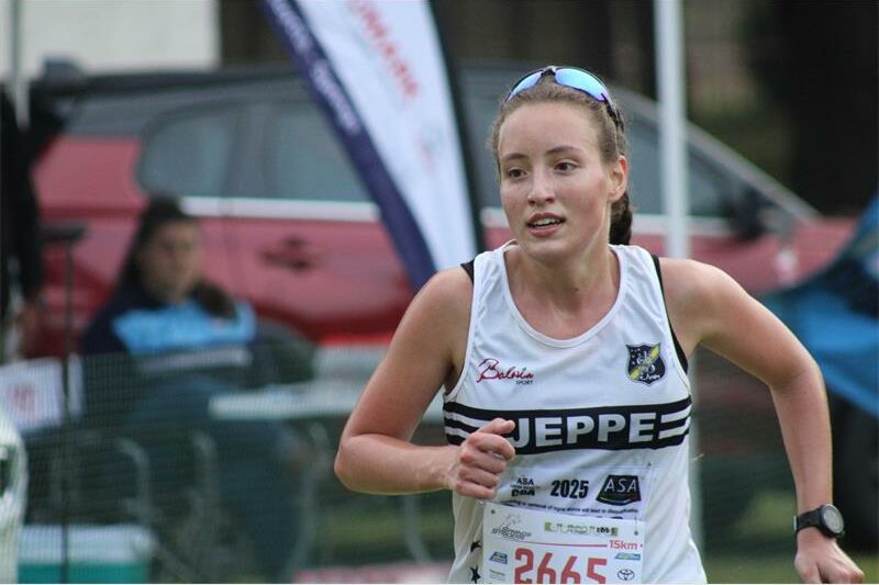 She finished second in the women's 15km in a PB 59:27.