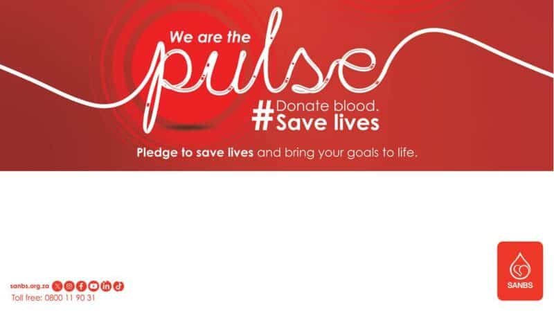 Please head to your nearest SANBS donor centre right now! One single donation takes just a few minutes but can save up to three lives.