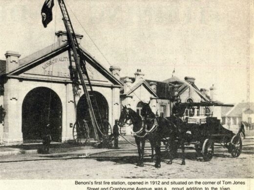 Fire station.