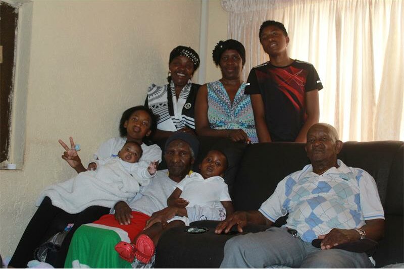 She was born in 1917 in Bushbuckridge and has four children, 17 grandchildren and 17 great-grandchildren.