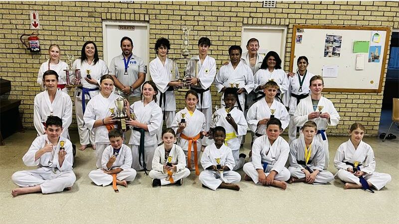 They were awarded medals, trophies and floating trophies for dedication, hard training and strong karate spirit, as well discipline, Improvement and progress and positive attitude