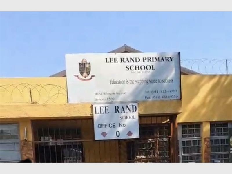 The boy is believed to be linked to a school staff member.