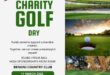 Poster advertising a charity golf day