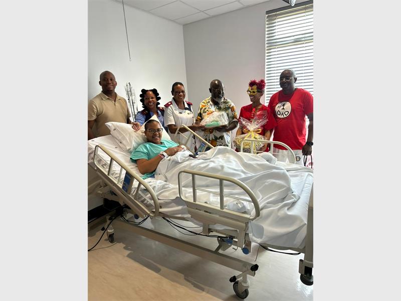 First to arrive was baby Mogale Maditsi at 09:00, weighing 3.865kg.