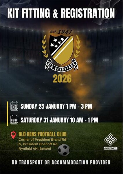For more info, WhatsApp the club registrar, Cayla Brits, on 082 816 9116 or email her on secretary.obfc@gmail.com.