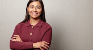 Indian woman wearing red