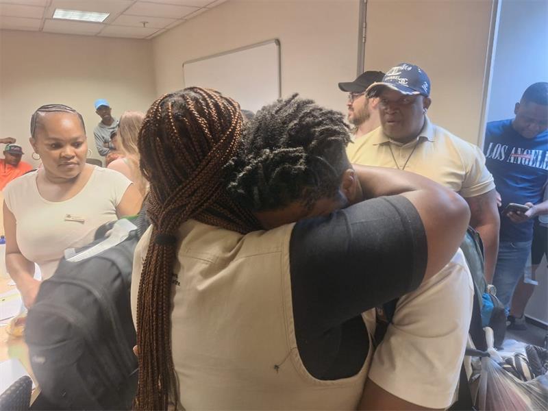 The young man, whose identity is being withheld due to the sensitivity of the case, is among 17 young people rescued as part of a group of 120 South Africans.