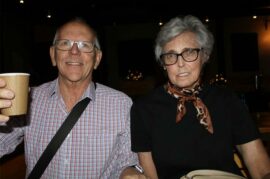 Elderly white man and woman