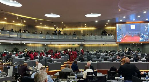 Inside the CoE council chambers
