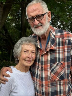 Elderly woman and man