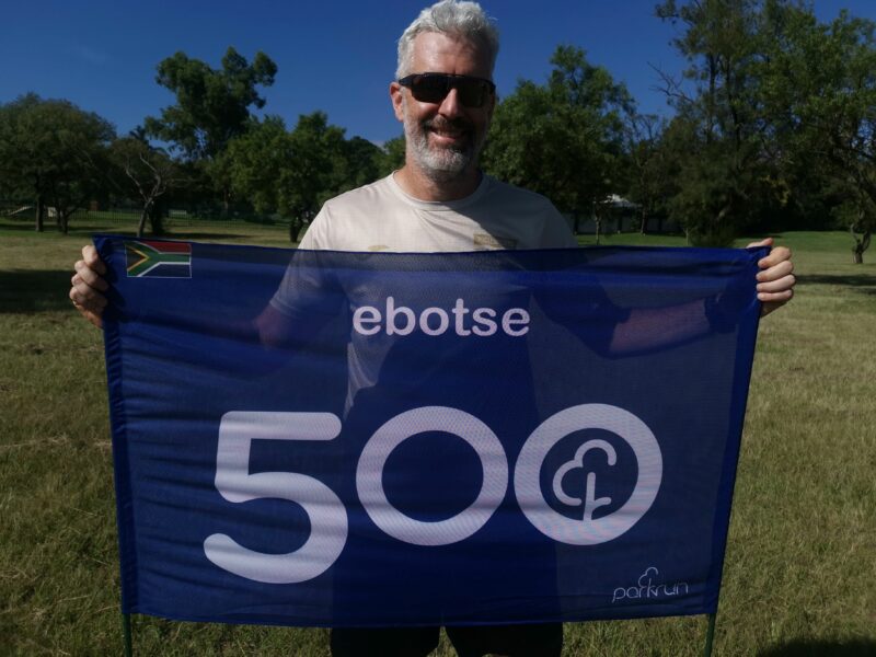 He ran his first parkrun on April 19, 2014.
