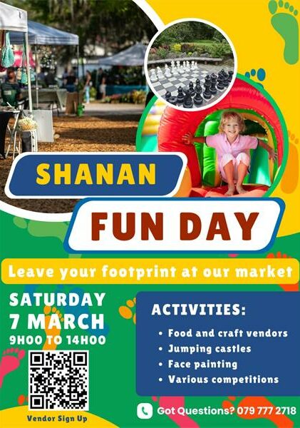 A flyer for a fun day at a school.