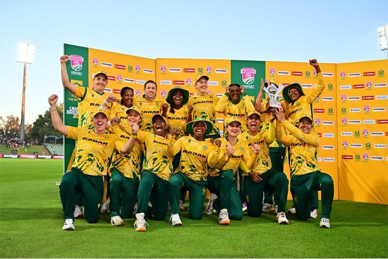 She scored 330 runs in the five-match series to become the player of the series. This is a new record for the most runs scored in a bilateral women’s T20I series.