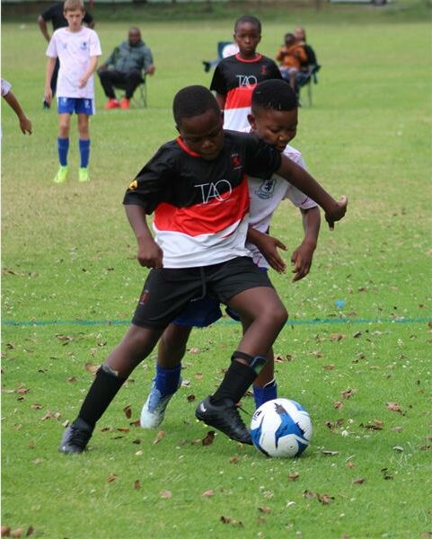 Despite overnight rain leaving parts of the pitch waterlogged and forcing the cancellation of the U15 fixtures, the tournament maintained its momentum.