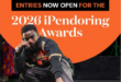 orange poster with a guy in a squat pose.