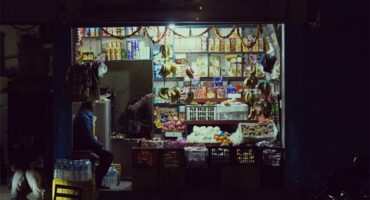 Darkened picture of informal trader