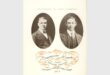 A black and white image of two white men taken in the early 19203 displayed in frames.