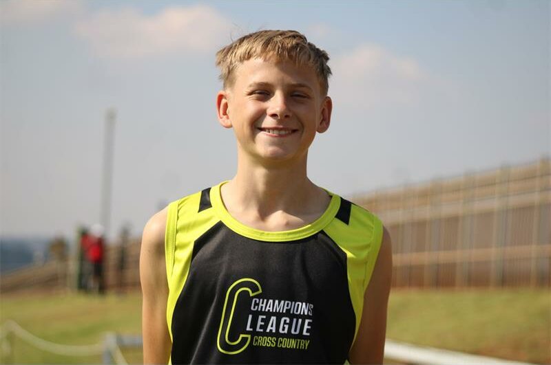He clinched the U14 boys' title.