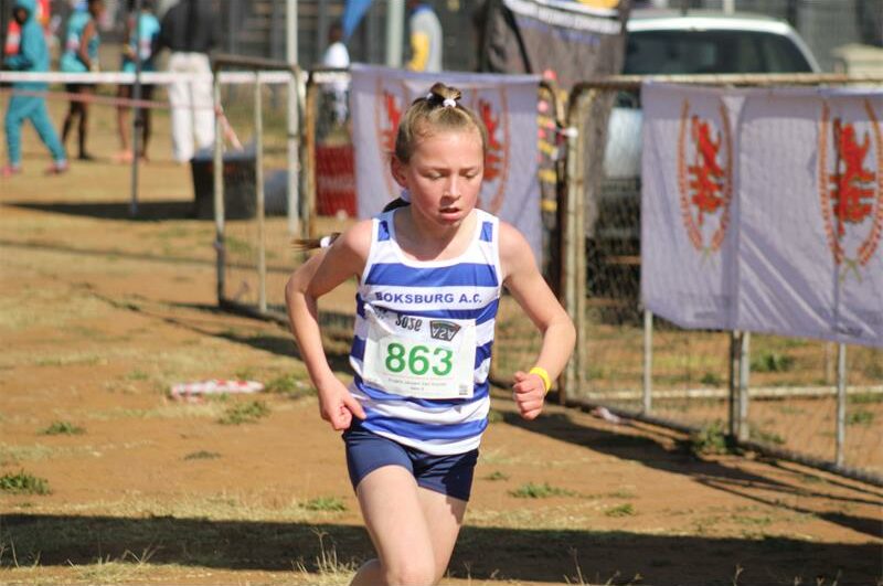 She finished second in her debut at the fifth CGA cross country league meeting in Kwa-Thema.