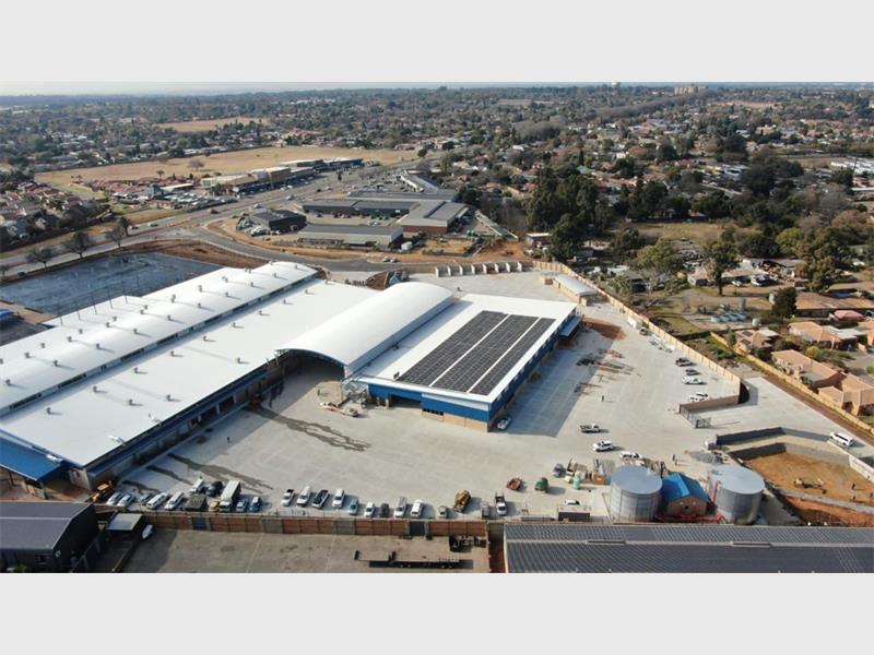 An aerial view of a vast new development in Benoni.