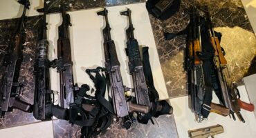 a cache of firearms