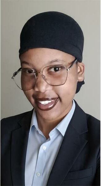 Black woman wearing glasses