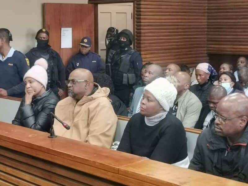 The Boksburg Advertiser is in court and will provide updates as proceedings unfold.
